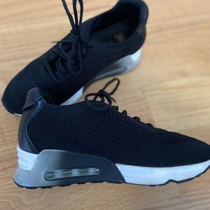 ASH LUCKY TRAINERS BLACK KNIT size 9